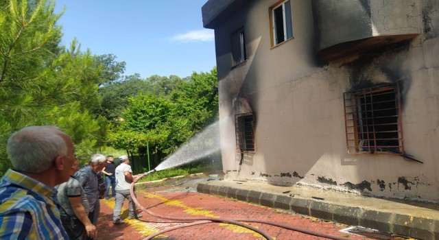 Kuran kursunda çıkan yangın korkuttu