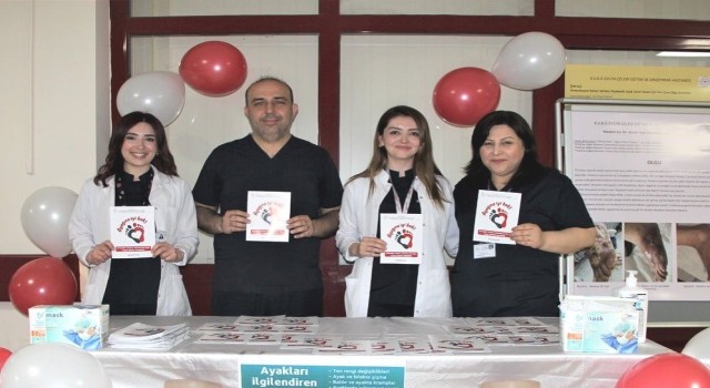 Kütahya Evliya Çelebi Eğitim ve Araştırma Hastanesinde yara bakım stantı kuruldu