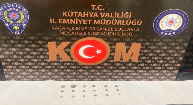 Kütahyada 18 parça tarihi eser ele geçirildi
