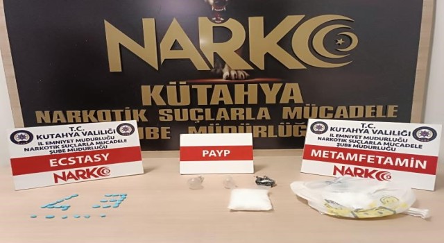 Kütahyada 2 uyuşturucu taciri yakalandı