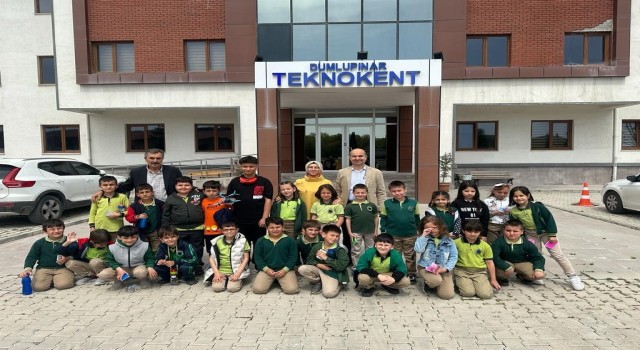 Kütahyada ilkokul öğrencilerinin Tasarım Teknokent heyecanı