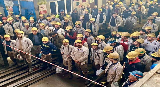 Madenciler 30. dönem toplu iş sözleşmesi sevincini yaşadı