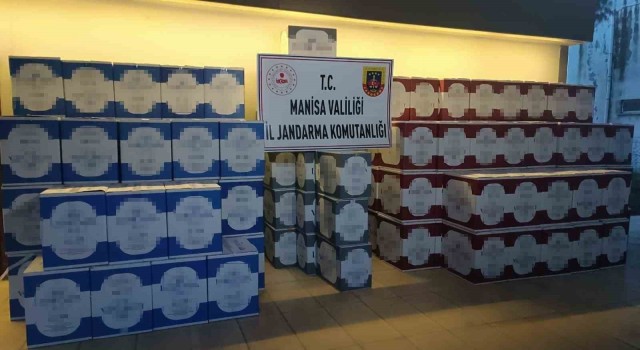 Manisada 1 milyon 800 bin adet bandrolsüz sigara ele geçirildi