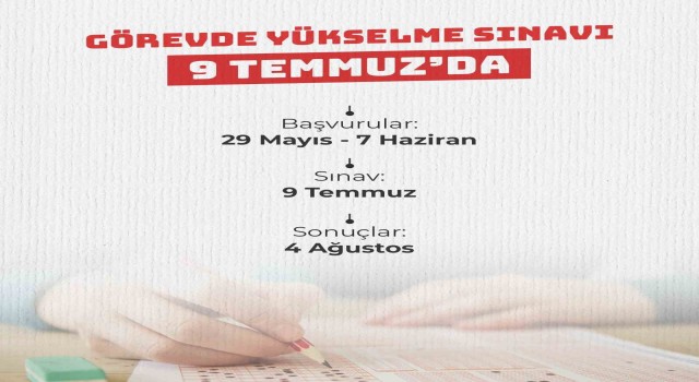 MEBde görevde yükselme sınavı, 9 Temmuzda yapılacak