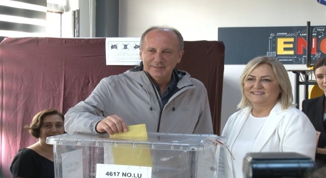 Memleket Partisi lideri Muharrem İnce oyunu Ankarada kullandı