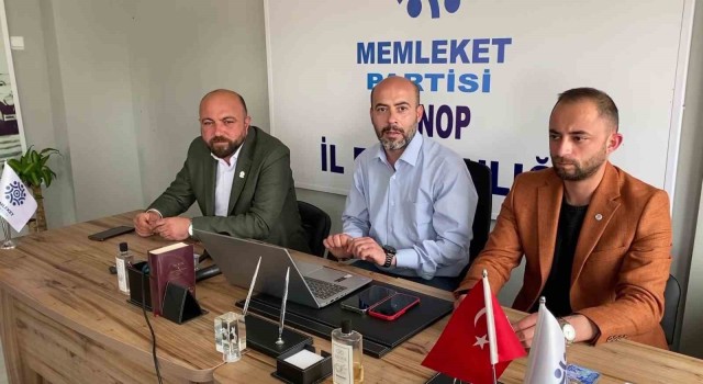 Memleket Partisi Sinop İl Başkanı Başağaoğlu: “Erdoğana destek vermeyeceğimizi söyleyebilirim”