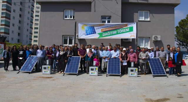 Mersinde üreticilere güneş enerji paneli desteği