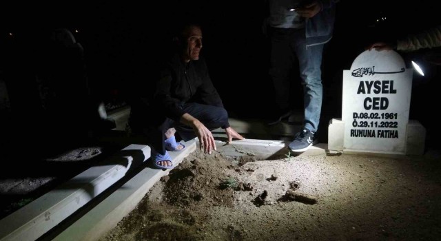 Mezarlıkta bir garip olay: İnsan kemiği dedi, hayvan kemiği çıktı