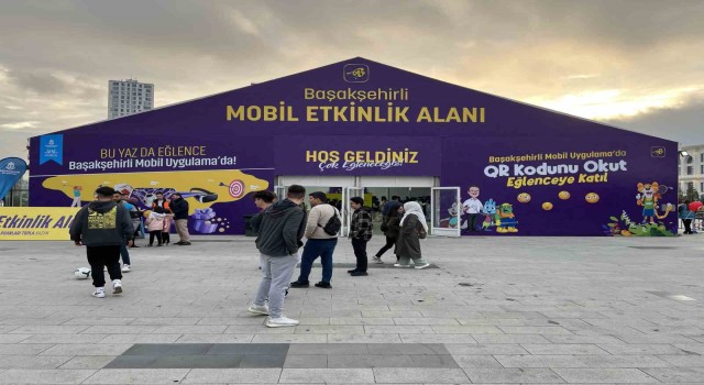 Mobil Etkinlik Alanı Kent Meydanında Başakşehirlileri bekliyor