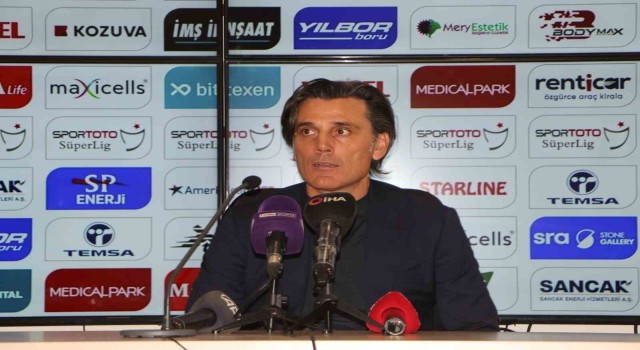 Montella: Oyuncu grubumuzla gurur duyuyorum