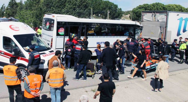 Muğlada kaza: 4ü ağır 34 yaralı