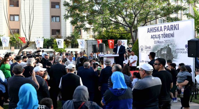Muratpaşada Ahıska Parkı açıldı