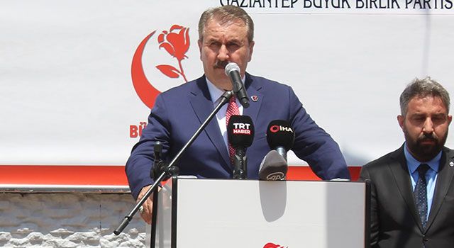 Mustafa Destici: “Ne kadar terör örgütü varsa Kılıçdaroğlunu destekliyor”