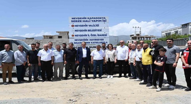 Nevşehirden deprem bölgesi Hataya sebze hali desteği