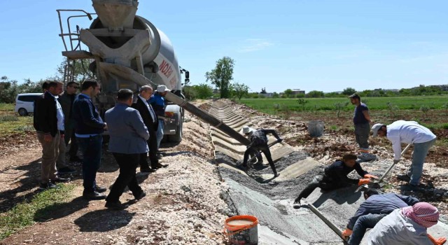 Oğuzelinde çiftçiye sulama kanalı müjdesi