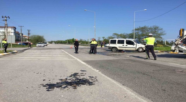 Orduda trafik kazası: 2 yaralı
