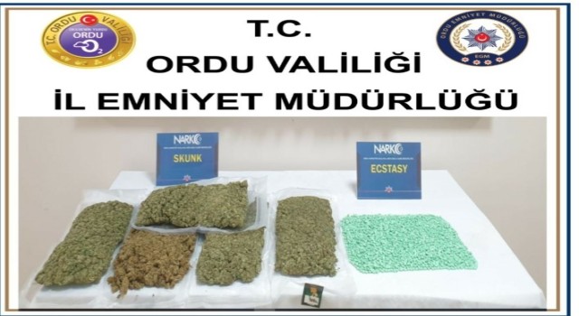 Orduda uyuşturucu operasyonu: 2 tutuklu