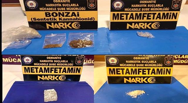 Osmaniye Narkotik polisi, 22 operasyonda 23 şüpheli yakaladı