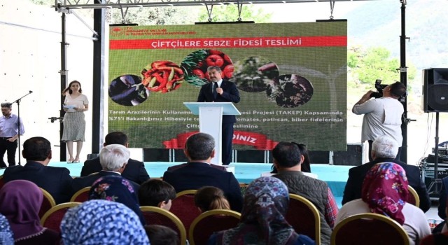 Osmaniyede üreticilere 220 bin sebze fidesi dağıtıldı