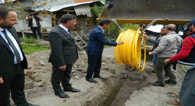 Posofta doğalgaz sevinci
