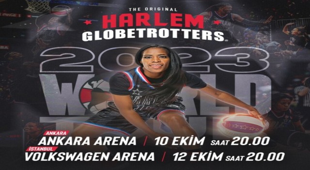 Potanın sihirbazları Harlem Globetrotters Türkiyeye geliyor