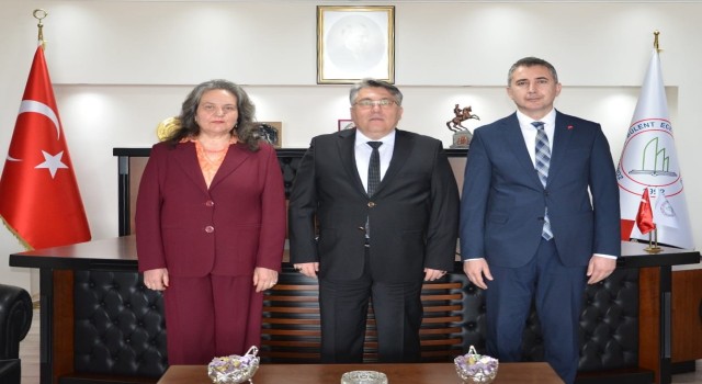 Prof. Çolaktan ZBEÜ Rektörü Özölçere Ziyaret