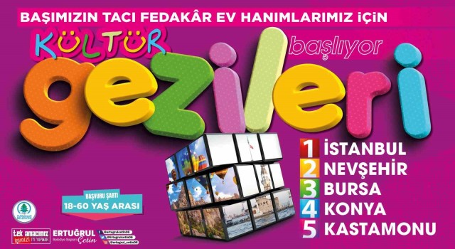 Pursaklarda ev hanımlarına özel kültür gezileri başlıyor