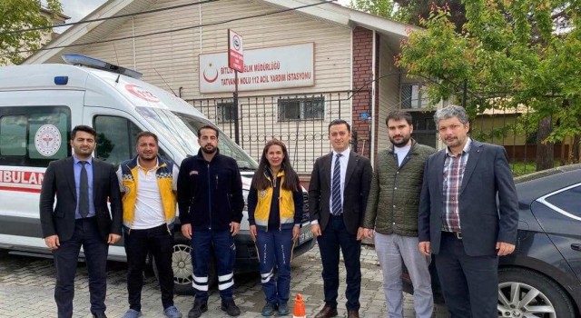 Sağlık Müdürü Ekiciden Tatvandaki 112 istasyonlarına ziyaret