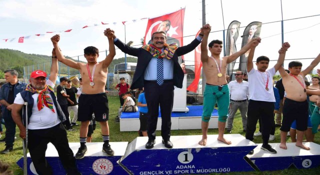 Salbaşta başpehlivan Mehmet Çelebi oldu