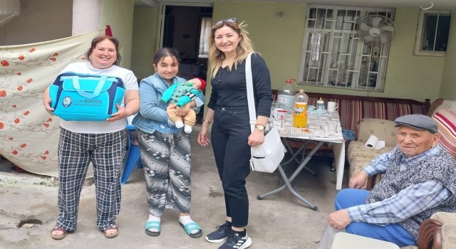 Salihli Belediyesi ‘Hoş Geldin Bebek ziyaretlerini sürdürüyor