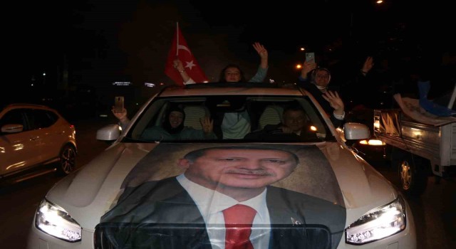 Samsun, Erdoğanın zaferini kutladı