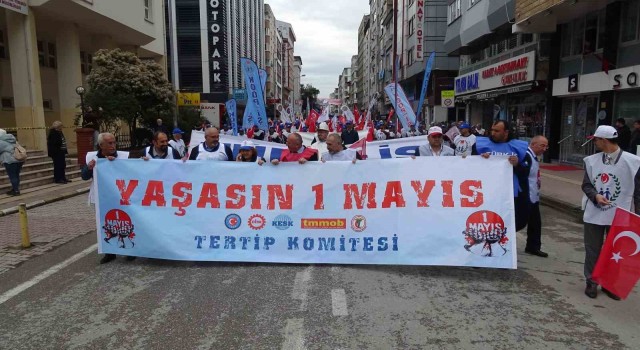 Samsunda 1 Mayıs kutlamaları