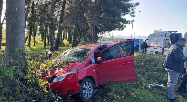 Samsunda trafik kazası: 1 ölü, 3 yaralı
