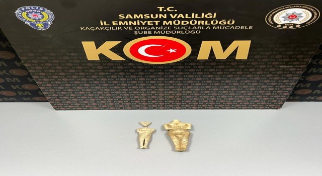 Samsunda uygulamada tarihi eser ele geçirildi
