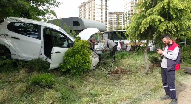 Sancaktepede trafik kazası: 1 yaralı