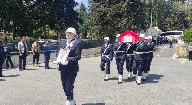 Şanlıurfada vefat eden polis memuru törenle memleketine uğurlandı