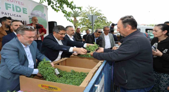 Şehzadeler Belediyesi vatandaşlara 23 bin fide dağıttı
