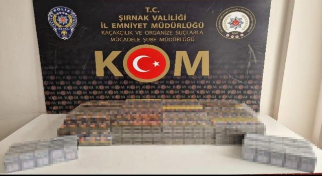 Şırnakta asayiş ve kaçakçılık operasyonu: 47 gözaltı