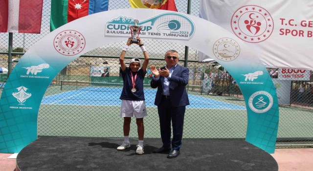 Şırnakta düzenlenen 2. Uluslararası Cudi Cup Tenis Turnuvası sona erdi