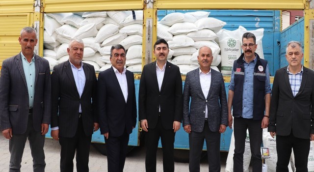 Sivasta depremzede arıcılara şeker desteği