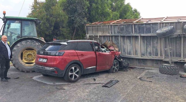 Sökede trafik kazası: 1 yaralı