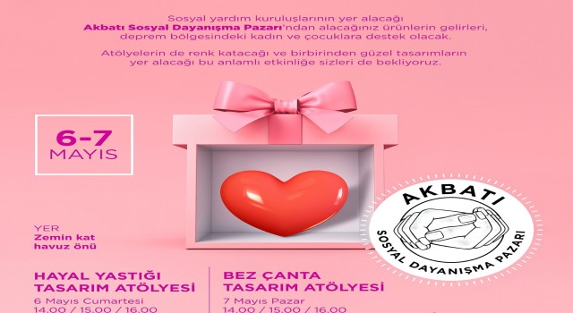 Sosyal Dayanışma Pazarında depremzedelere destek olunacak