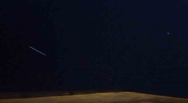 Starlink uyduları Osmaniye semalarında