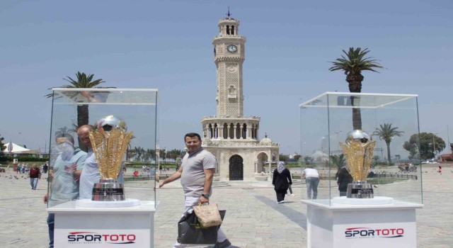 Süper Lig ve 1. Lig şampiyonluk kupaları, İzmirde görücüye çıktı