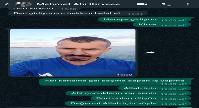 Suya atlayan şahsın cansız bedenine ulaşıldı