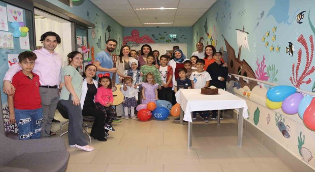 Talasemili çocuklara sürpriz etkinlik