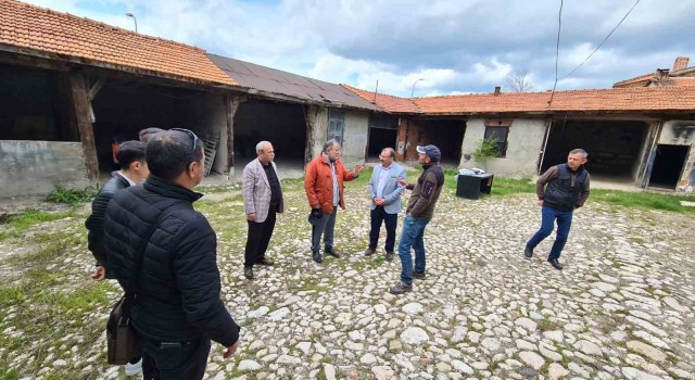 Tarihi Emet Hanında restorasyon çalışmaları başlıyor