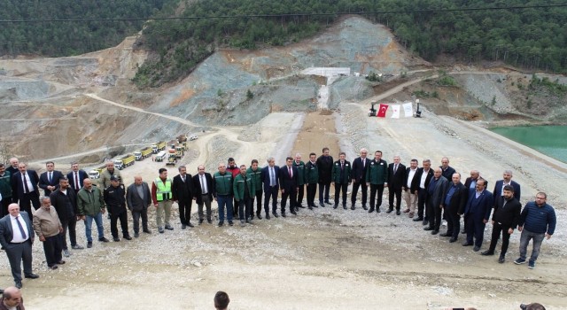 Tarım Orman Bakan Yardımcıları Tosya-Akbük Göletinde incelemelerde bulundu
