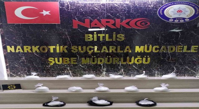 Tatvanda 10 kilo 200 gram metamfetamin ele geçirildi