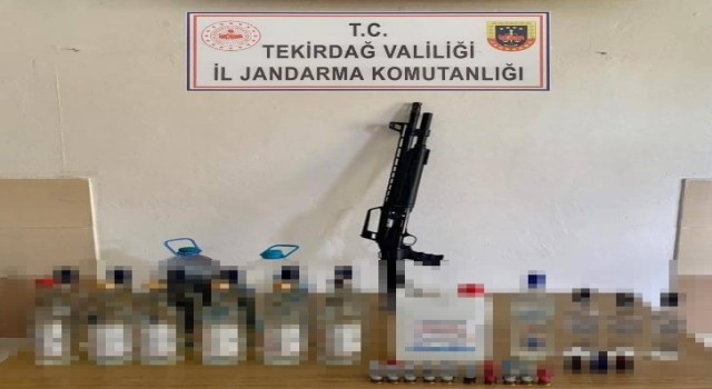 Tekirdağda kaçak alkolle mücadele devam ediyor
